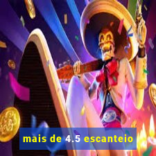 mais de 4.5 escanteio