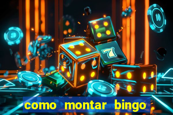 como montar bingo brinquedos toia