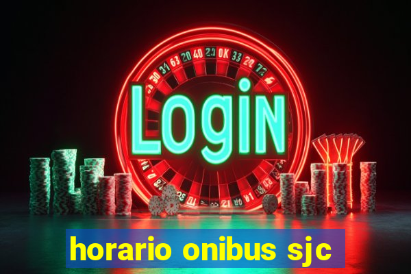 horario onibus sjc