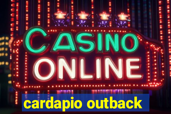 cardapio outback