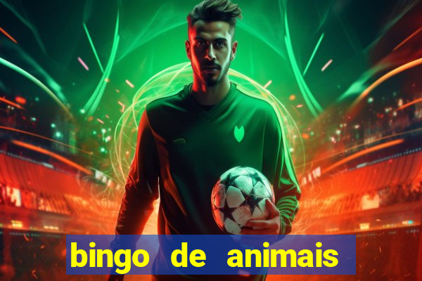 bingo de animais para educa??o infantil