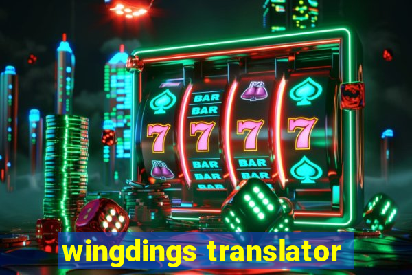 wingdings translator