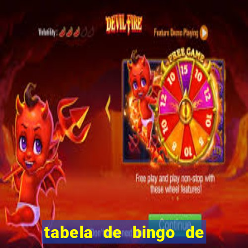 tabela de bingo de 1 a 100