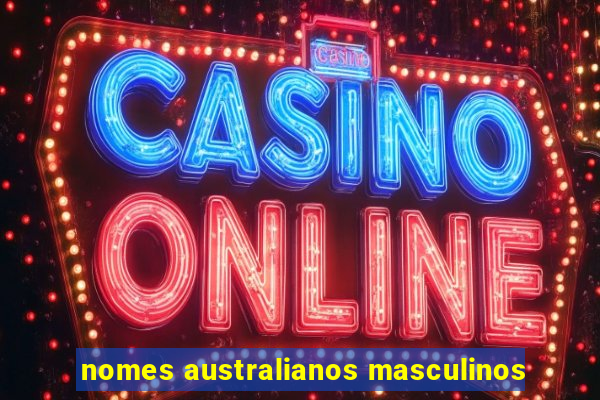 nomes australianos masculinos