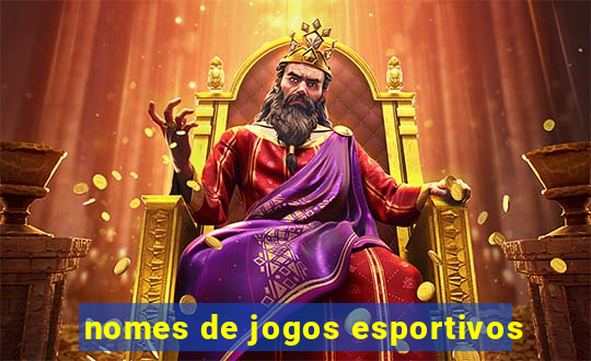 nomes de jogos esportivos