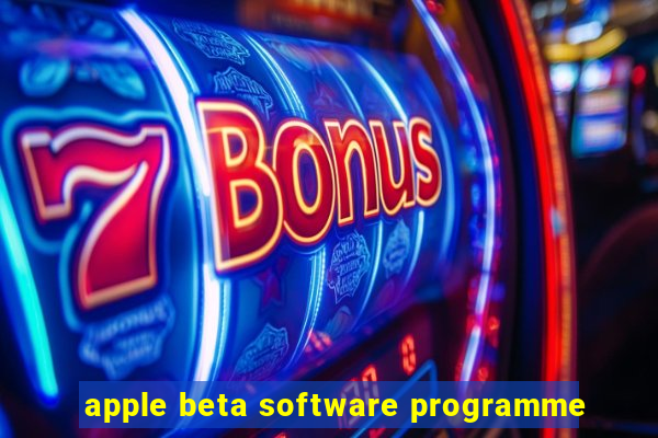 apple beta software programme